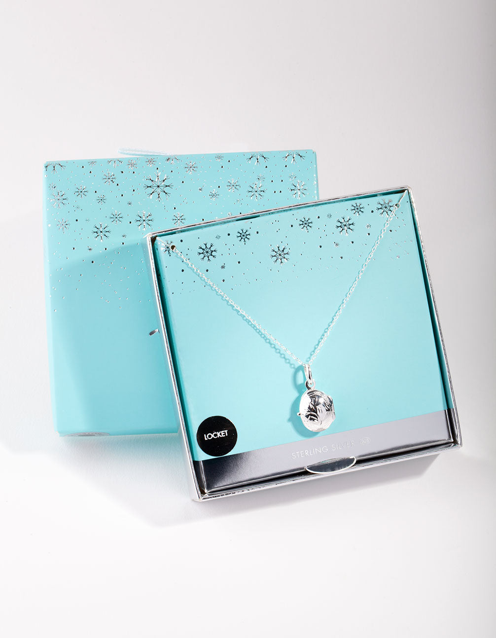 Sterling Silver Oval Locket Necklace