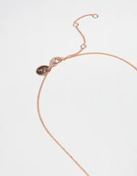 Rose Gold Quartz Shard Necklace - link has visual effect only