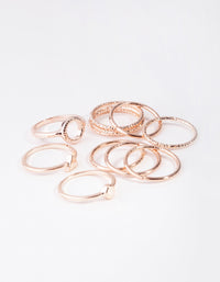 Rose Gold Diacut Ring 11 Pack - link has visual effect only