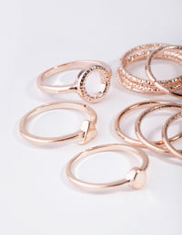Rose Gold Diacut Ring 11 Pack - link has visual effect only