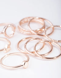 Rose Gold Diacut Ring 11 Pack - link has visual effect only