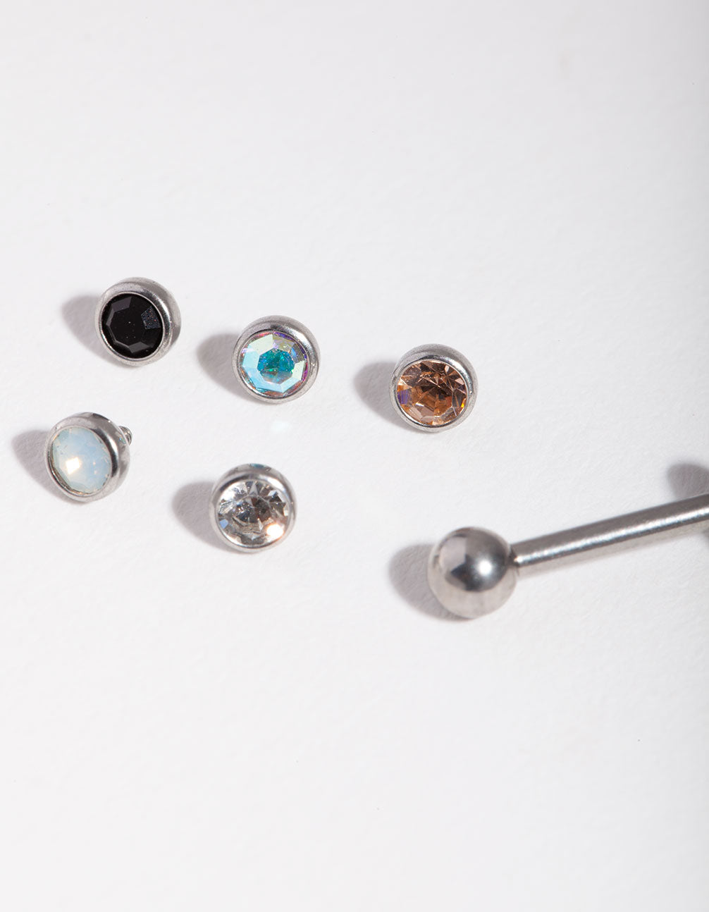 Surgical Steel  3mm Diamante Flat Back 6-Pack