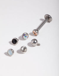 Surgical Steel  3mm Diamante Flat Back 6-Pack - link has visual effect only