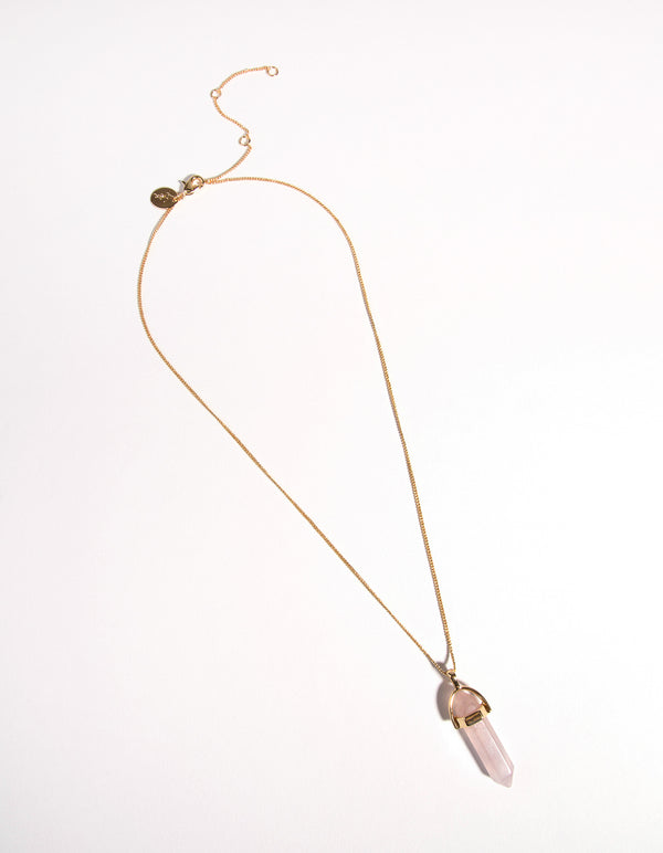 Gold Plated Shard Necklace