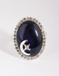 Silver Star & Moon Ring - link has visual effect only