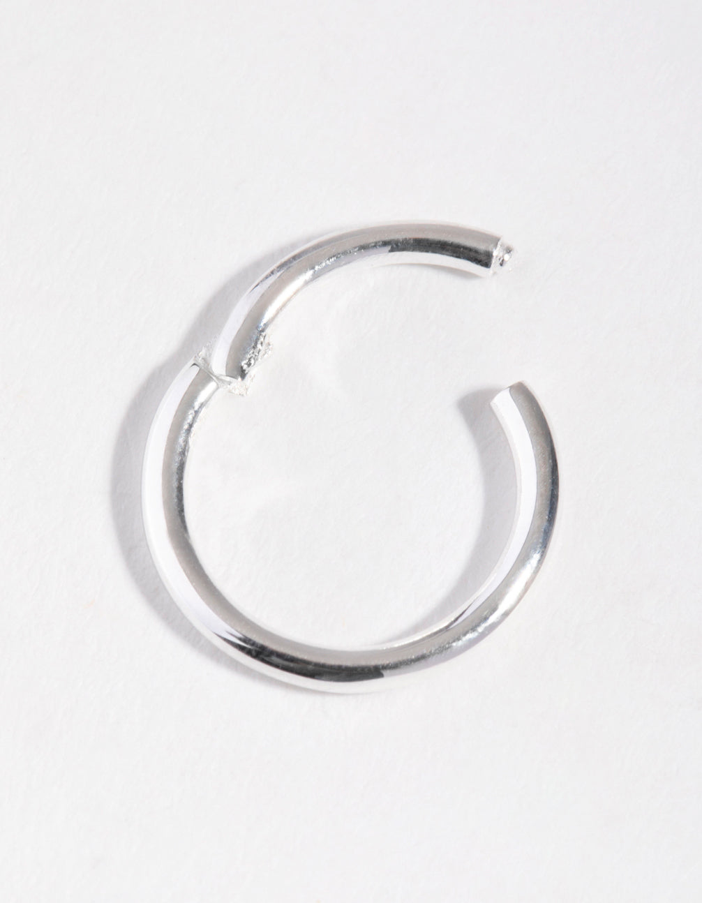 Sterling Silver 8mm Stud Polished Clicker
