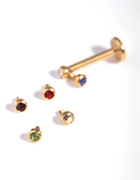 Gold Classic Gem Flat Back 6-Pack - link has visual effect only