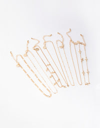 Gold Cross Choker 7-Pack - link has visual effect only