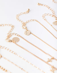 Gold Cross Choker 7-Pack - link has visual effect only