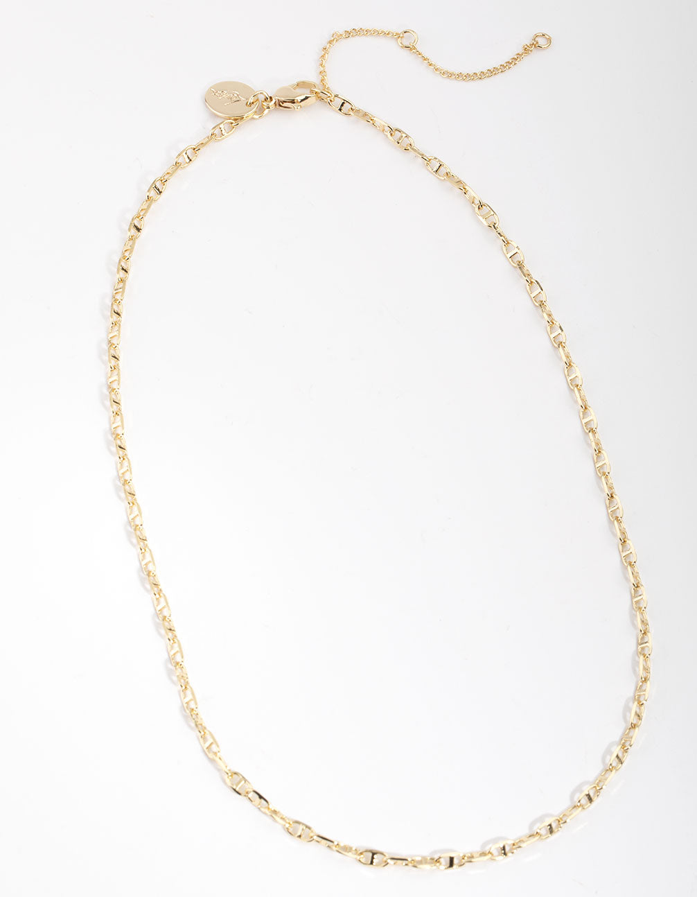 Gold Plated Mariner Chain Necklace