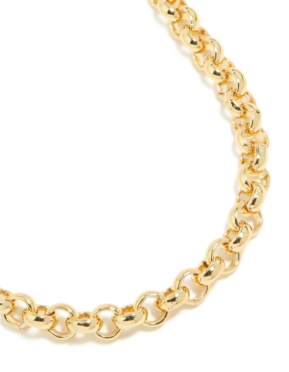 Gold Plated Rolo Chain Necklace