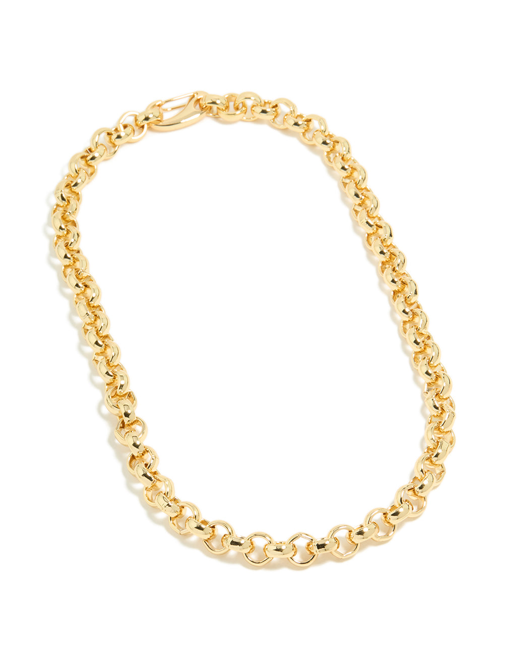 Gold Plated Rolo Chain Necklace