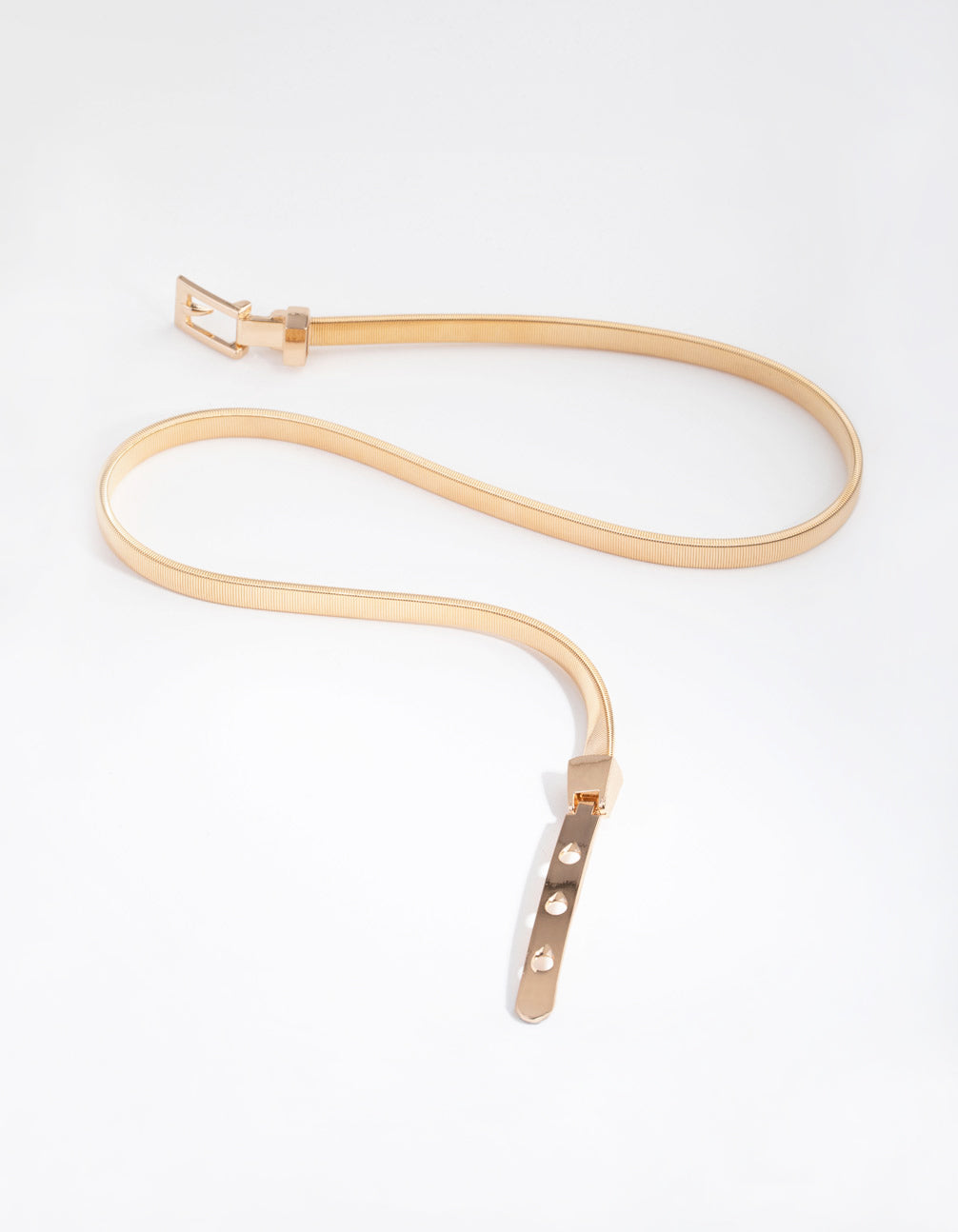 Gold Stretch Buckle Belt