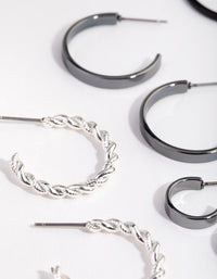 Mixed Metal Sleeper 6-Pack Earring - link has visual effect only