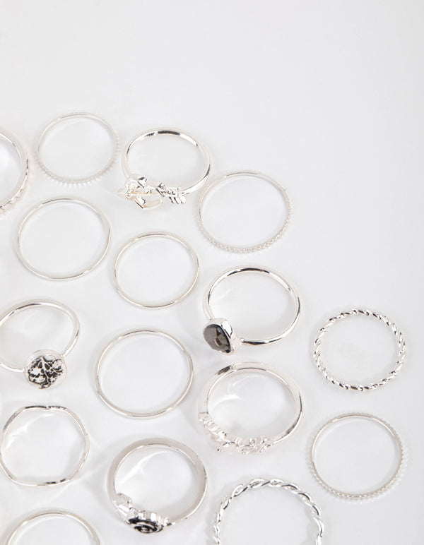 Silver Cupid Ring 24-Pack