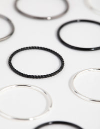 Mixed Metal Textured Ring 24-Pack - link has visual effect only