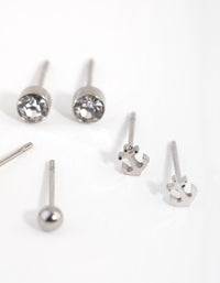 Titanium Sea Pack Stud Earrings - link has visual effect only