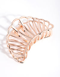 Rose Gold Shell Cut Out Claw - link has visual effect only