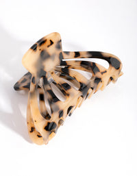 Acrylic Tortoiseshell Cut-Out Claw - link has visual effect only