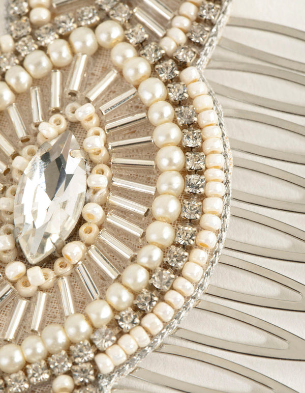 Dainty Embossed Detailed Comb