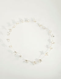 Mixed Flower Detail Dainty Halo - link has visual effect only