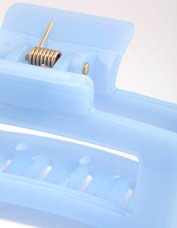 Blue Rectangle Acrylic Claw