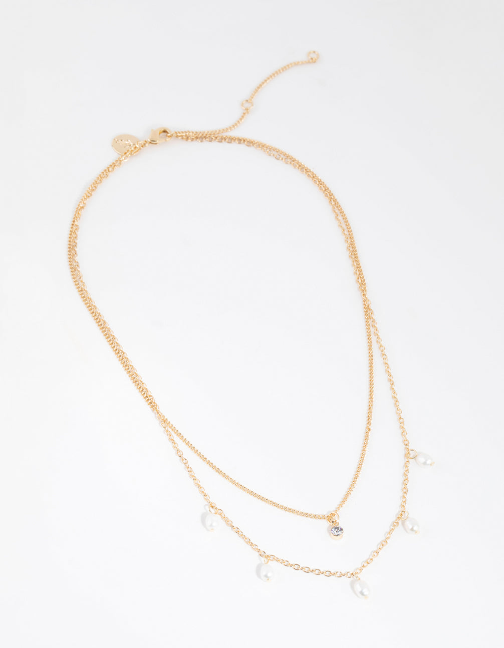 Gold Plated Freshwater Pearl Layered Necklace