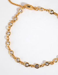 Gold Dainty Chain Bracelet - link has visual effect only