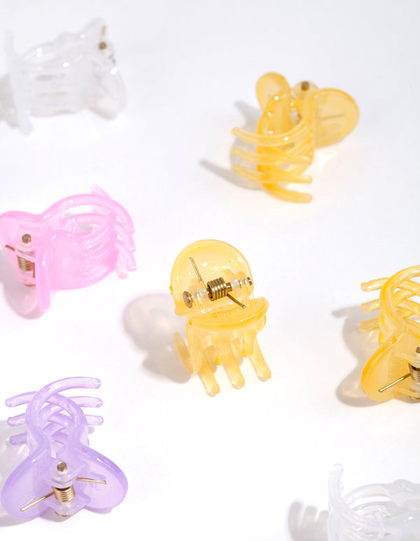 Kids Mini Hair Claw Clip Pack