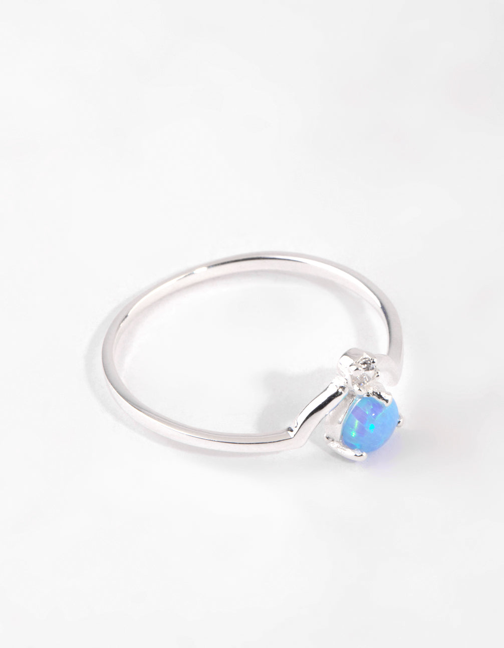 Sterling Silver Opal Ring