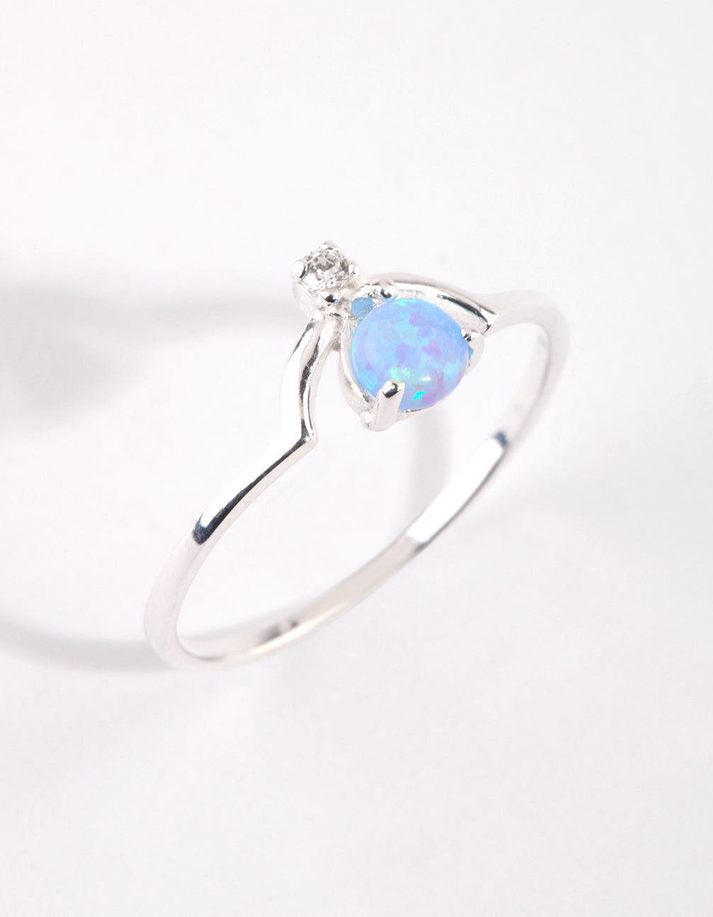 Sterling Silver Opal Ring