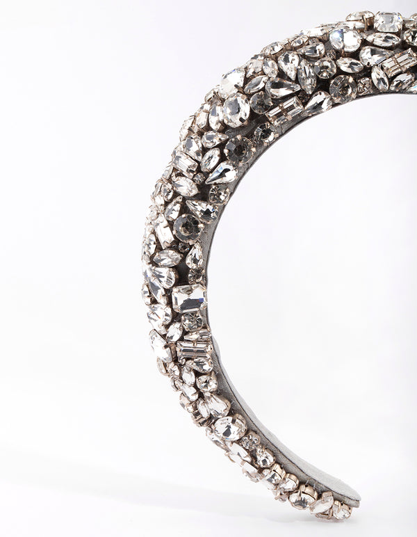 Stone Detail Padded Alice Band