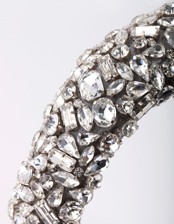 Stone Detail Padded Alice Band