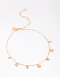 Gold Circle Choker - link has visual effect only