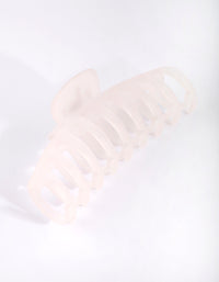 Large Clear Hair Claw Clip - link has visual effect only