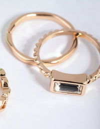 Pastel Heart & Infinity Acrylic Ring Pack - link has visual effect only