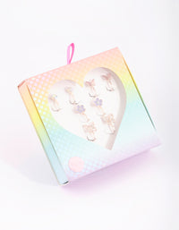 Kids Diamante & Butterfly Clip-On Earrings - link has visual effect only