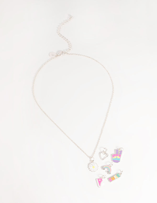 Kids Retro Charm Necklace