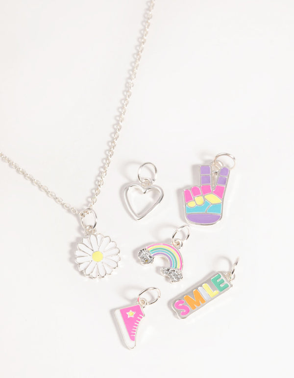 Kids Retro Charm Necklace