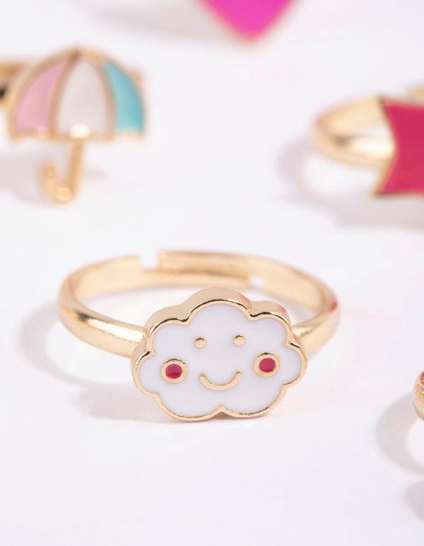 Kids Cloudy Sky Ring 6-Pack