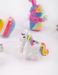 Kids Rainbow Ring 5-Pack - link has visual effect only