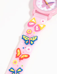 Kids Pink Butterfly Watch - link has visual effect only