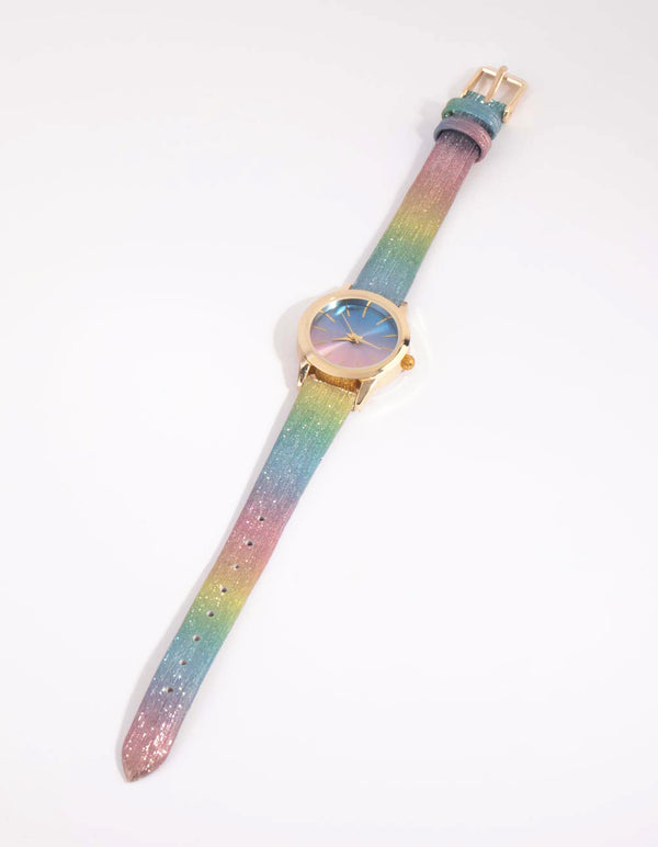 Kids Ombre Glitter Watch