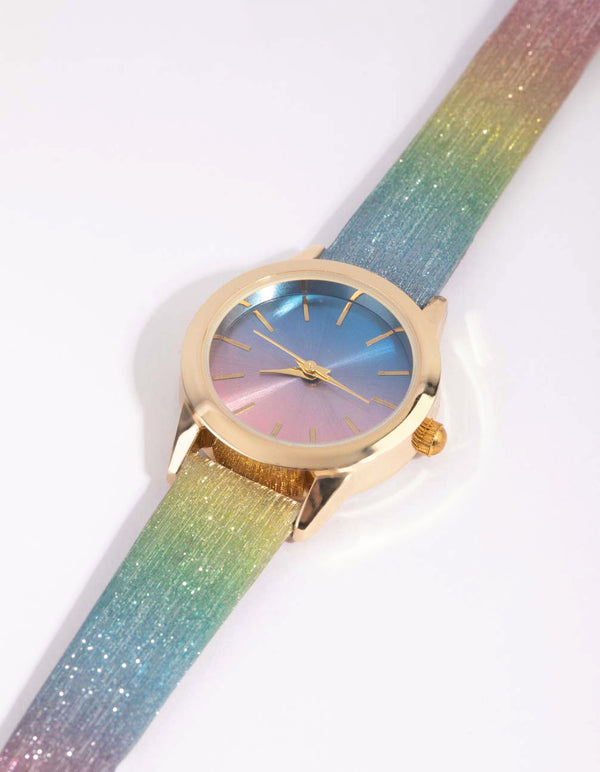 Kids Ombre Glitter Watch
