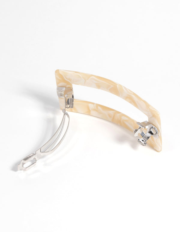 Marble Rectangular Clip