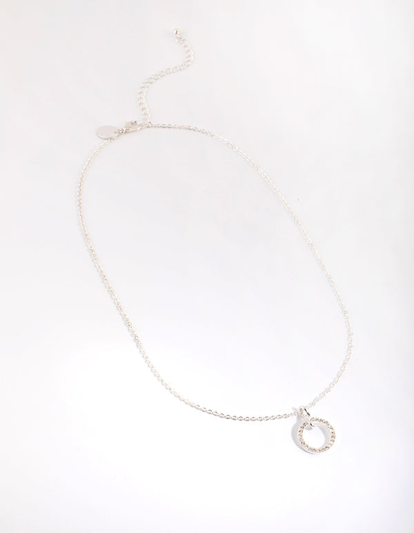 Silver Diamante Necklace