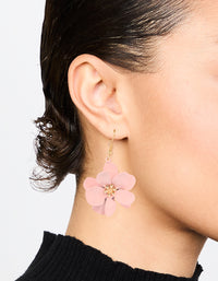 Gold Blush Petal Drop Earrings - link has visual effect only