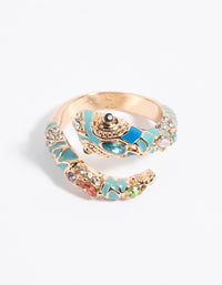 Gold Snake Ring - link has visual effect only