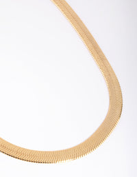 Gold Plated Snake Chain Necklace - link has visual effect only