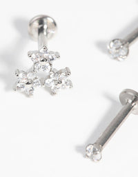 Surgical Steel Posy Flat Back Pack - link has visual effect only